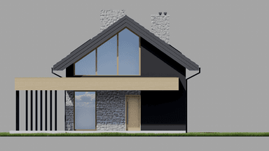 Elewacja frontowa projektu domu New House 757