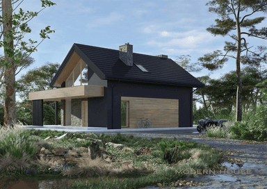 Wizualizacja domu jednorodzinnego New House 757