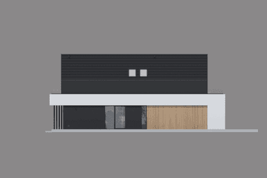 Elewacja boczna projektu domu New House 790 w1