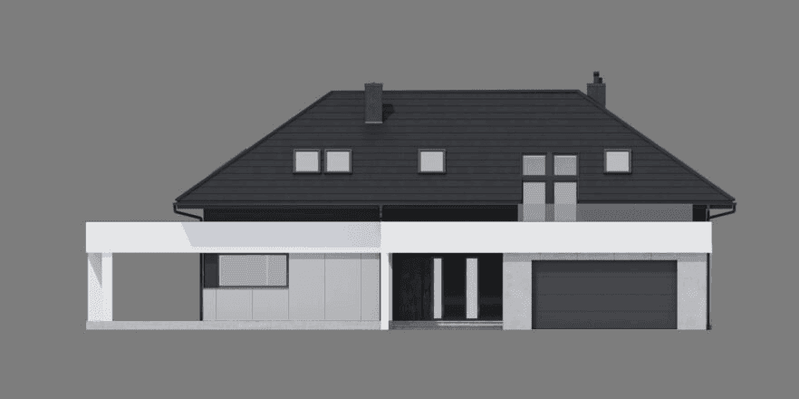 Elewacja frontowa projektu domu New House 703