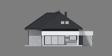 Elewacja boczna projektu domu New House 703