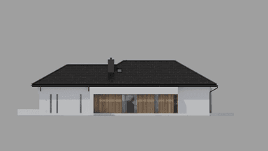 Elewacja boczna projektu domu New House 708