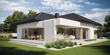 Wizualizacja domu jednorodzinnego New House 708