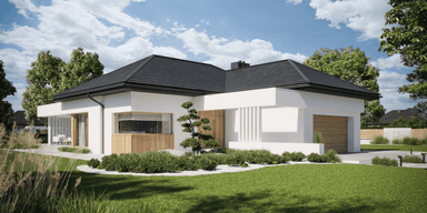 Wizualizacja domu jednorodzinnego New House 708