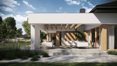 Wizualizacja domu jednorodzinnego New House 708