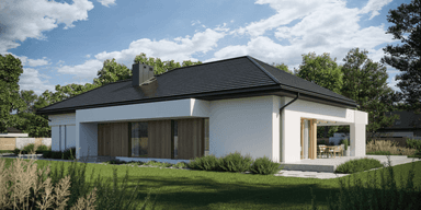 Wizualizacja domu jednorodzinnego New House 708