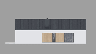 Elewacja boczna projektu domu New House 719