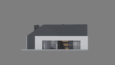 Elewacja tylna projektu domu New House 724