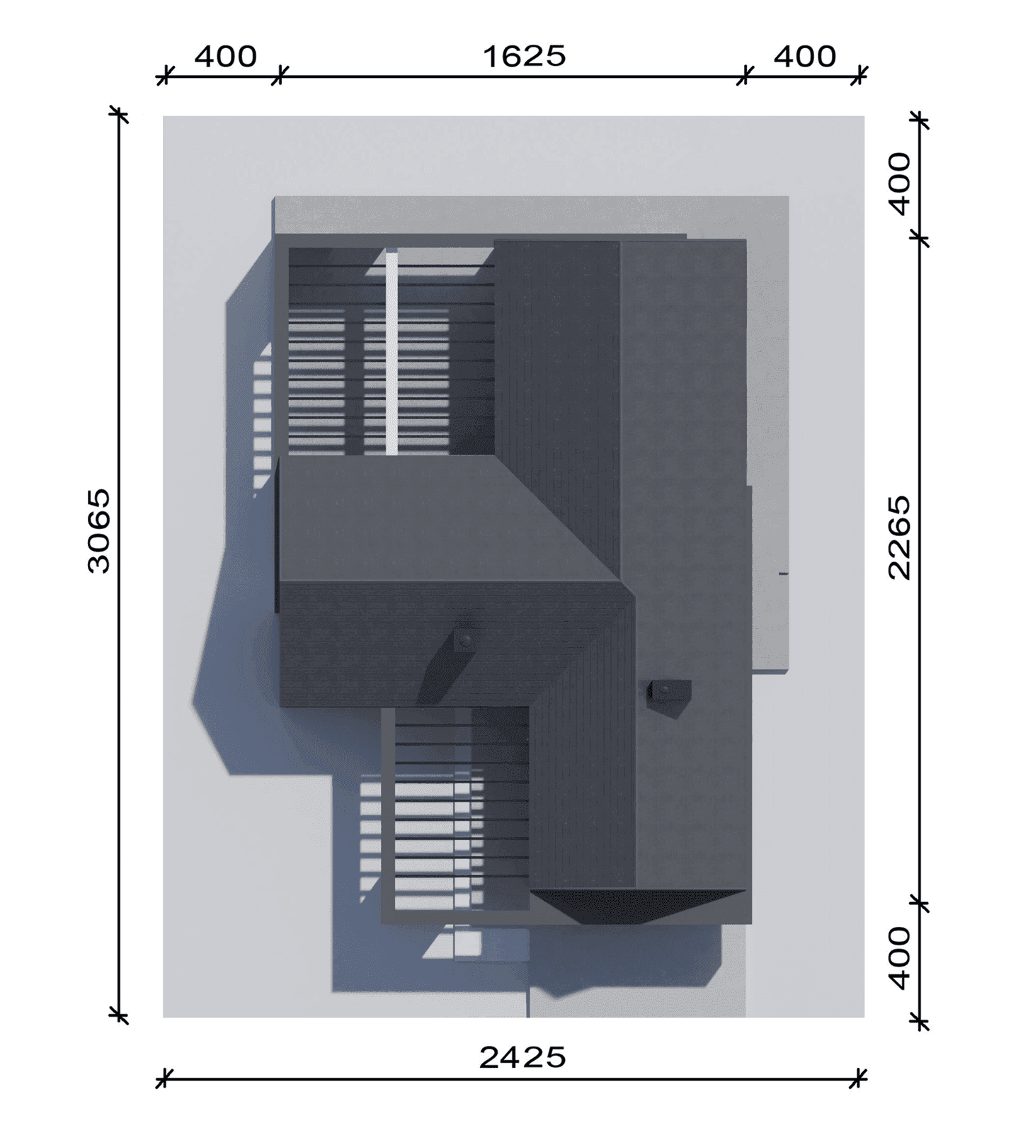 Usytuowanie projektu domu New House 724