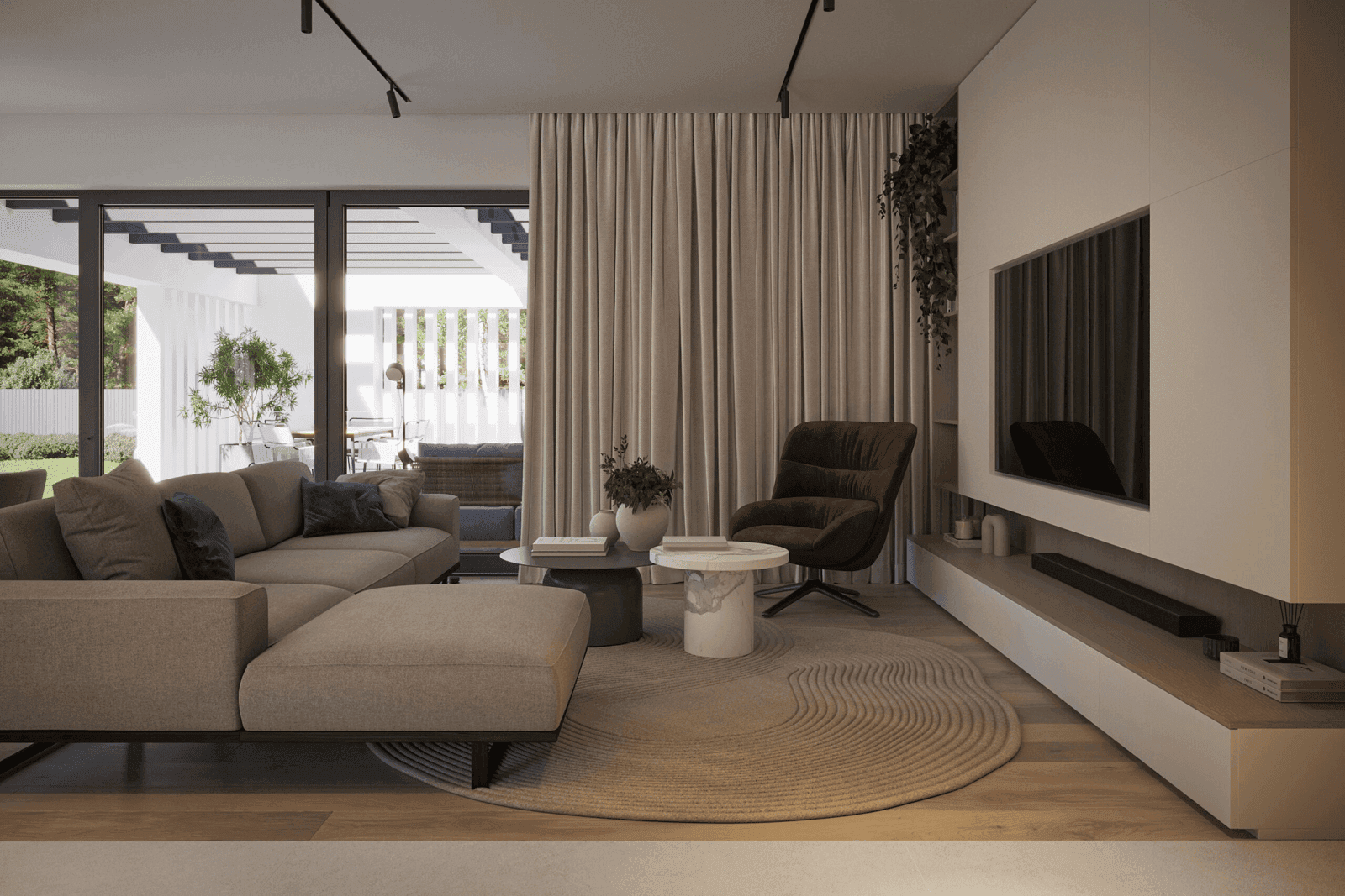 Wizualizacja domu jednorodzinnego New House 724