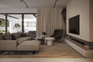 Wizualizacja domu jednorodzinnego New House 724