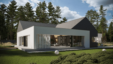 Wizualizacja domu jednorodzinnego New House 724