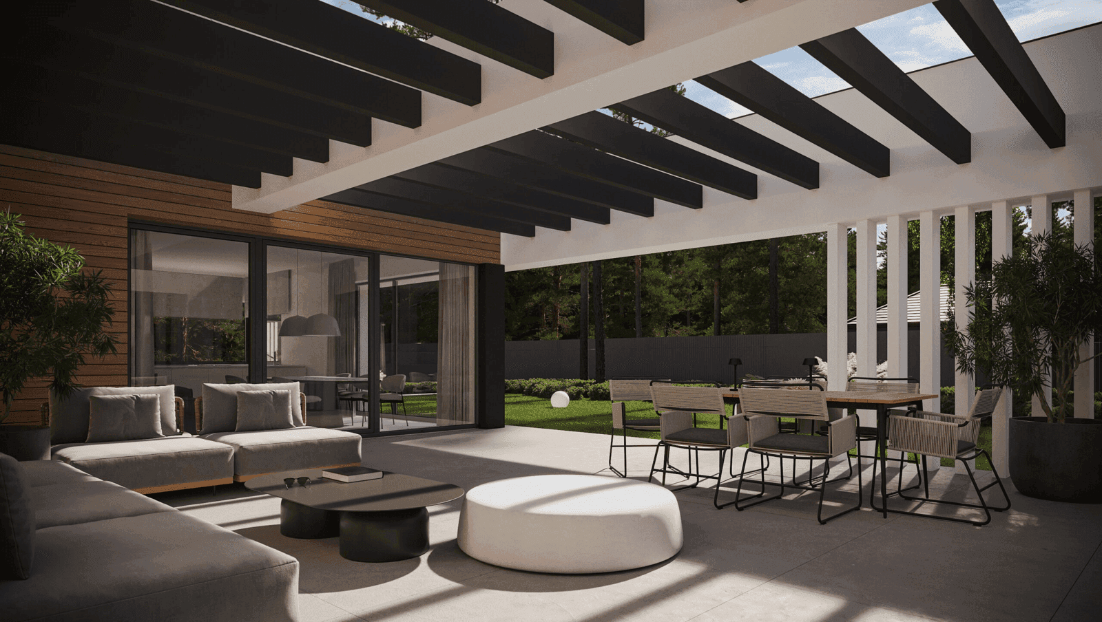 Wizualizacja domu jednorodzinnego New House 724