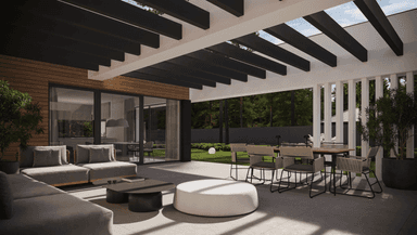 Wizualizacja domu jednorodzinnego New House 724