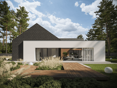Wizualizacja domu jednorodzinnego New House 724