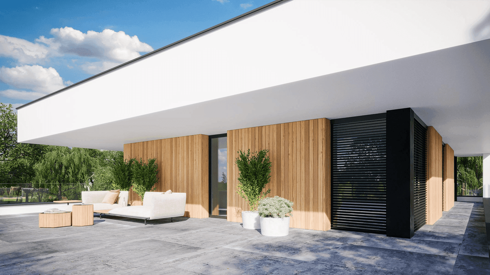 Wizualizacja domu jednorodzinnego New House 727