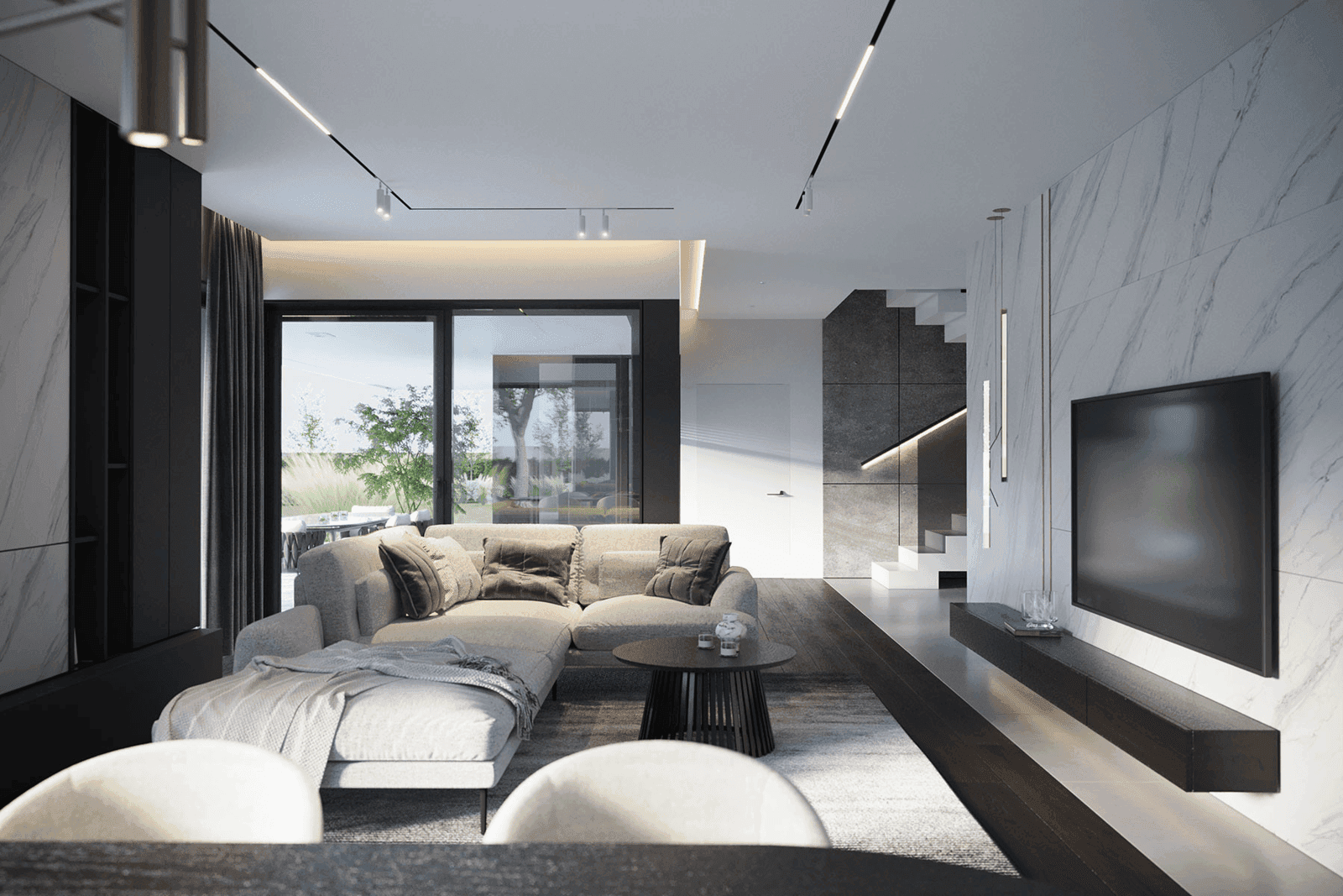 Wizualizacja domu jednorodzinnego New House 727