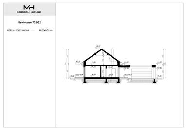 Przekrój New house 732 G2