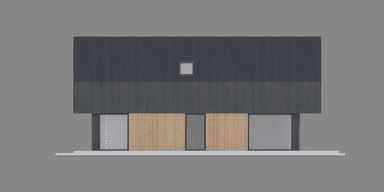 Elewacja boczna projektu domu New House 759 w1