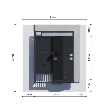 Usytuowanie projektu domu New House 790 w2
