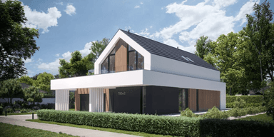 Wizualizacja domu jednorodzinnego New House 790 w2