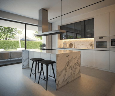 Wizualizacja domu jednorodzinnego New House 790 w2