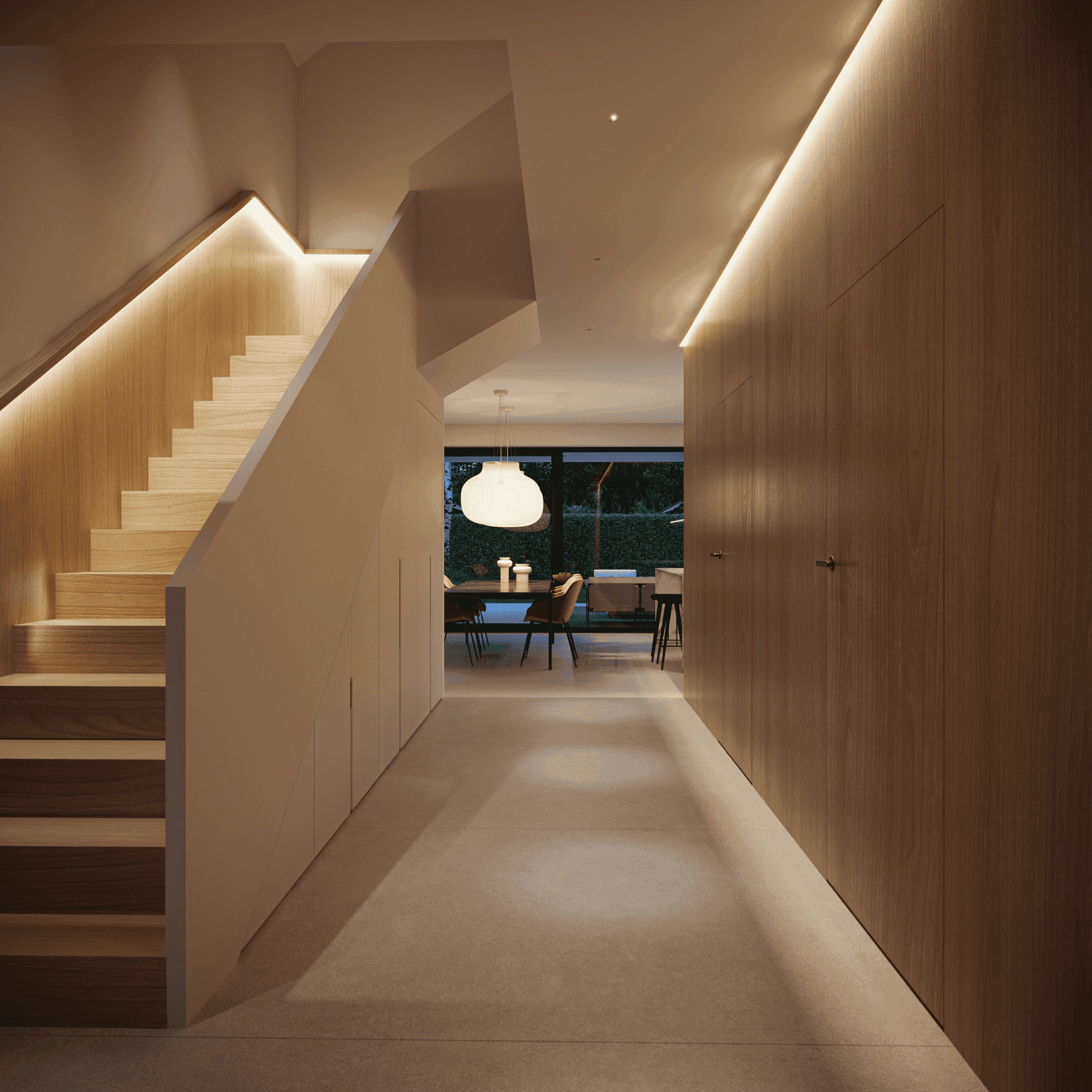 Wizualizacja domu jednorodzinnego New House 790 w2