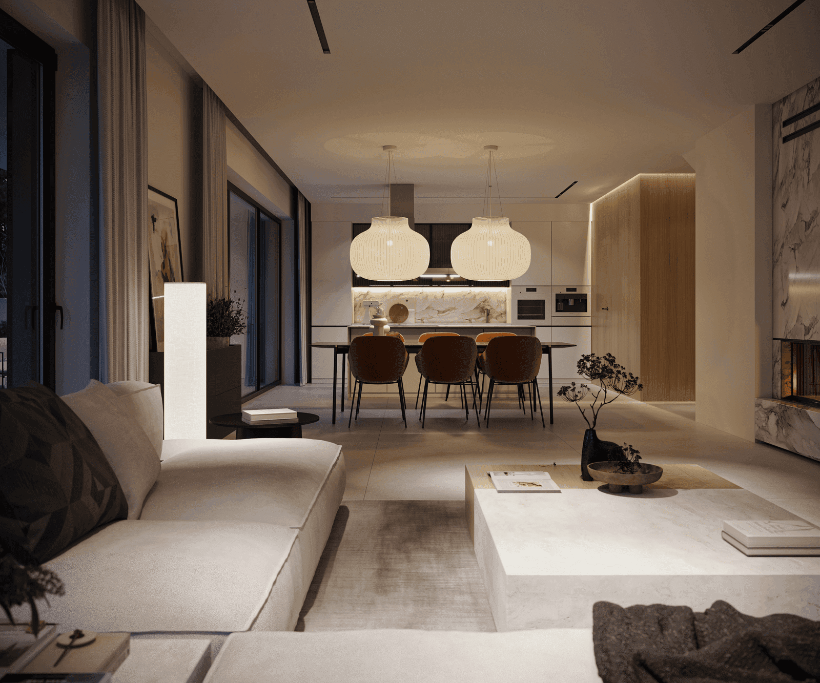 Wizualizacja domu jednorodzinnego New House 790 w2