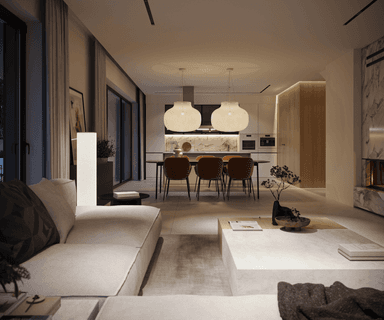 Wizualizacja domu jednorodzinnego New House 790 w2