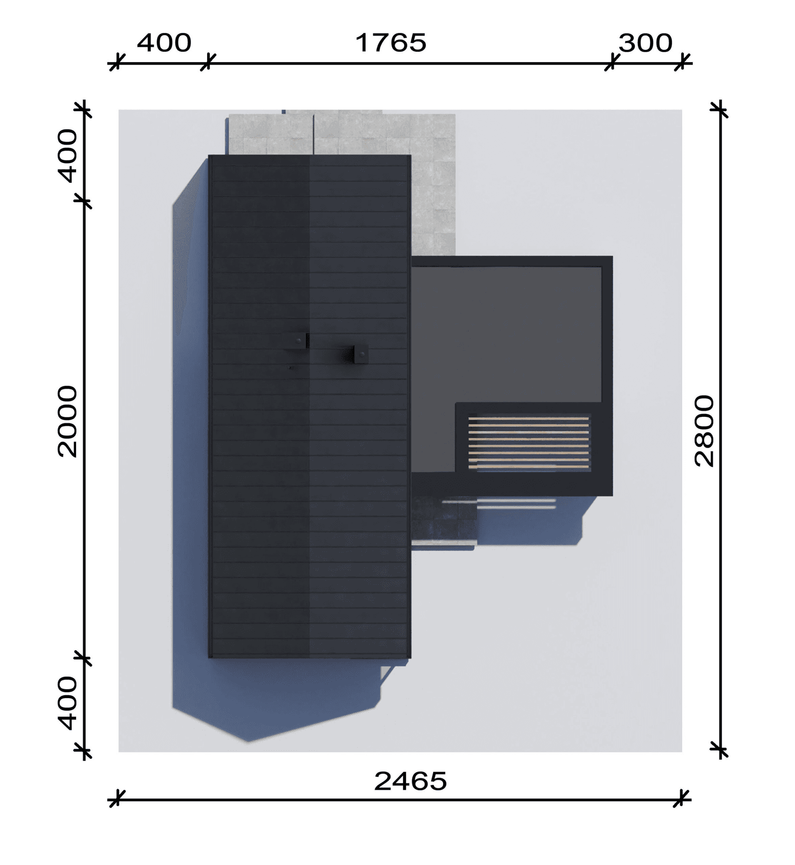Działka dom parterowy NewHouse 715 G2
