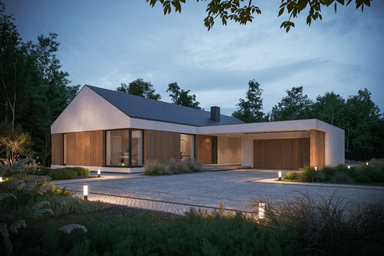 Projekt domu z dachem dwuspadowym NewHouse 715 G2