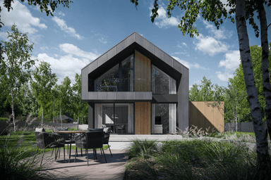 Projekt domu z poddaszem Modern House 758 g wariant 1