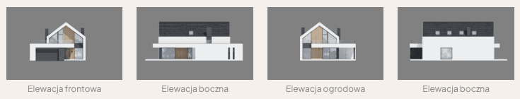 Elewacje projektu New House 762