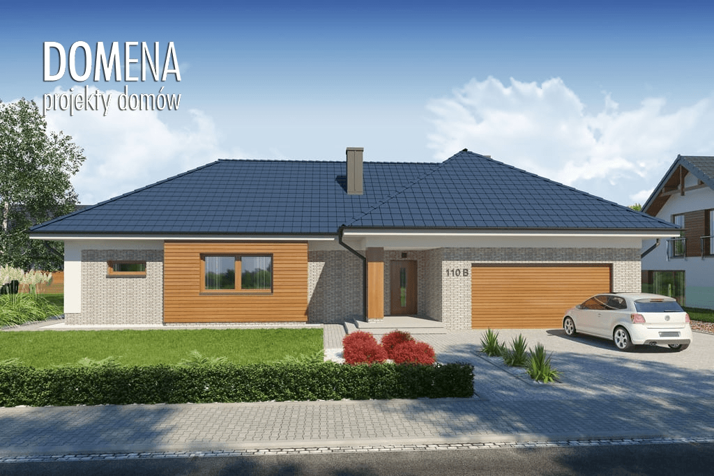 Projekt domu z poddaszem do adaptacji Domena 110B