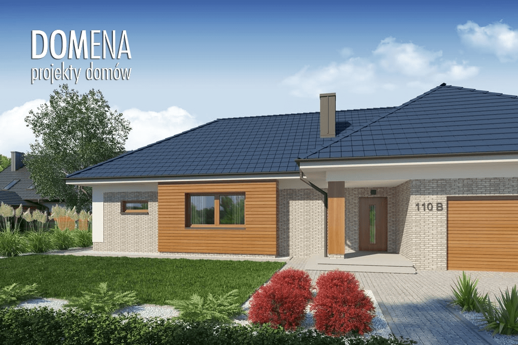 Projekt domu z poddaszem do adaptacji Domena 10B