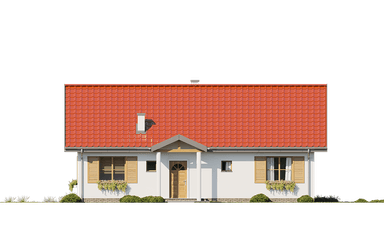 Elewacja projekt domu Słoneczny wariant E