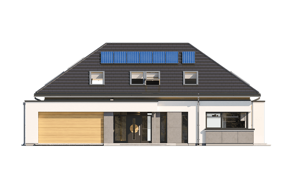 Elewacja frontowa Hiacynt wariant B