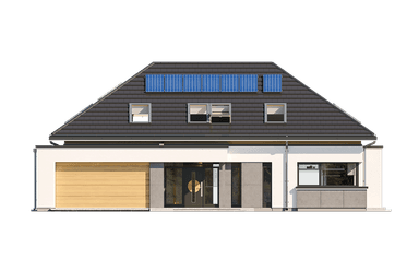 Elewacja frontowa Hiacynt wariant B