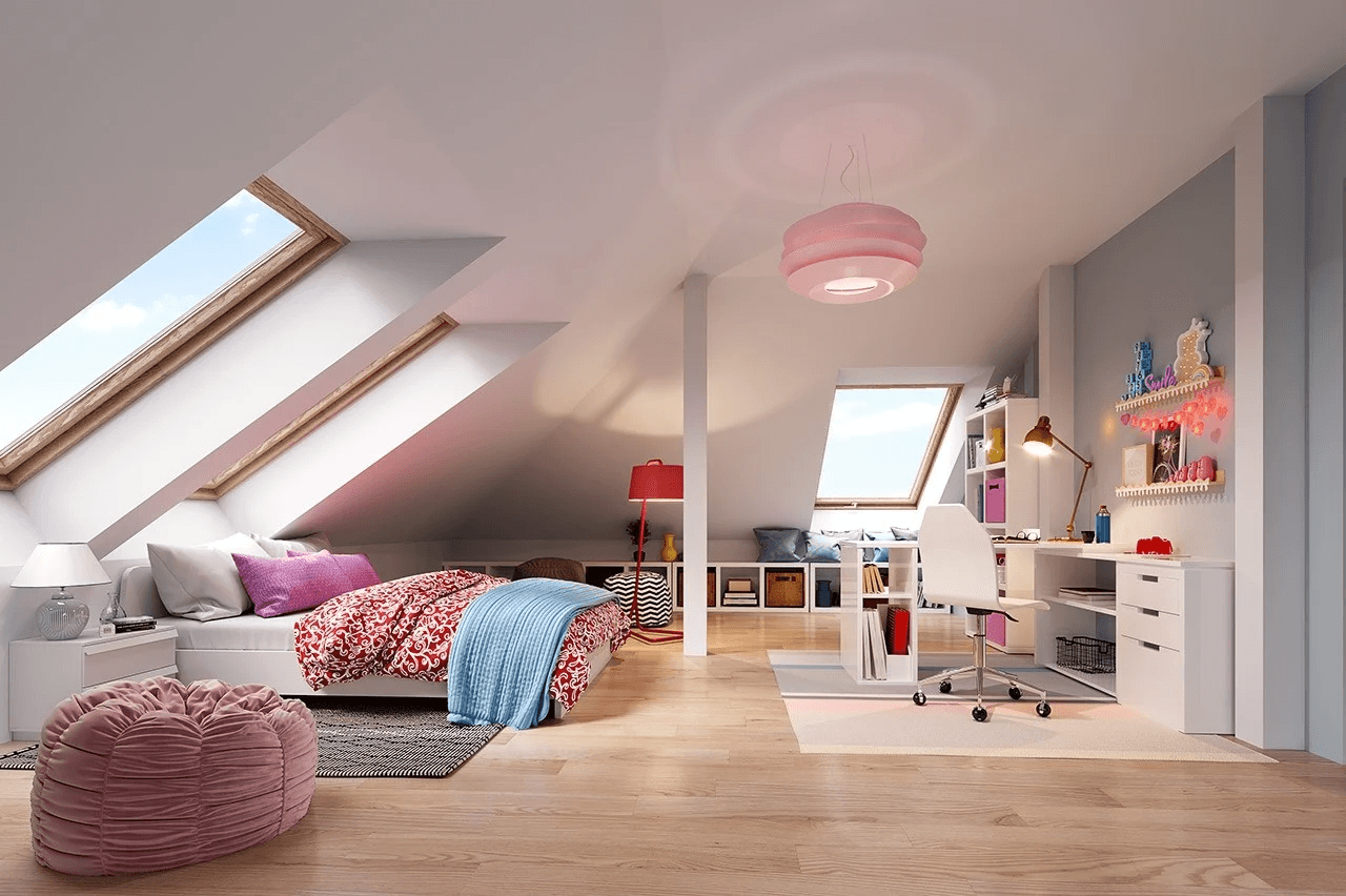 Piękny pokój dziecięcy w projekcie Hiacynt wariant B