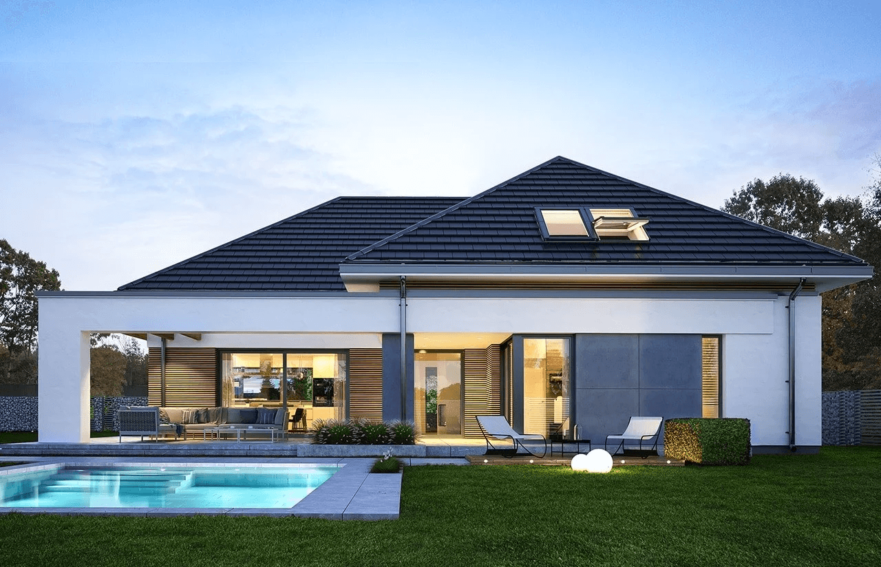 Projekt domu jednorodzinnego Hiacynt wariant B