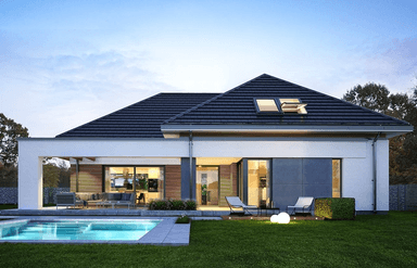 Projekt domu jednorodzinnego Hiacynt wariant B