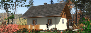 Projekt domu L-87 Dom Modrzewiowa