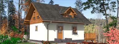 Wizualizacja ogrodowa L-87