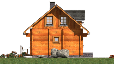 Elewacja boczna projekt domu L-87