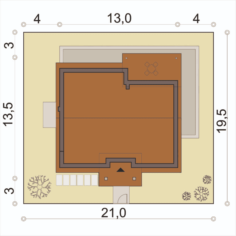 Usytuowanie domu na działce