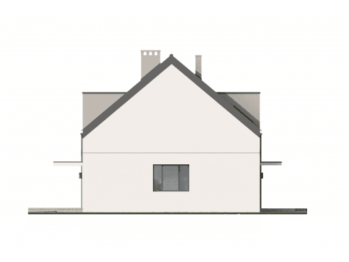 Elewacja boczna projekt bliźniaka Eco 48