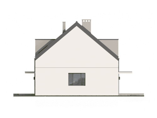 Elewacja boczna projekt bliźniaczy Eco48