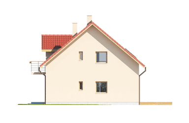 Elewacja boczna projekt domu Eco 05