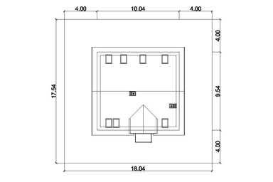 Usytuowanie domu projekt domu Eco 05