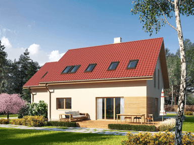 Wizualizacja projektu domu Eco 06